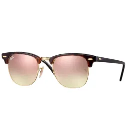Anteojos de Sol Ray Ban Clubmaster 3016 990/70 51 espejado rosa