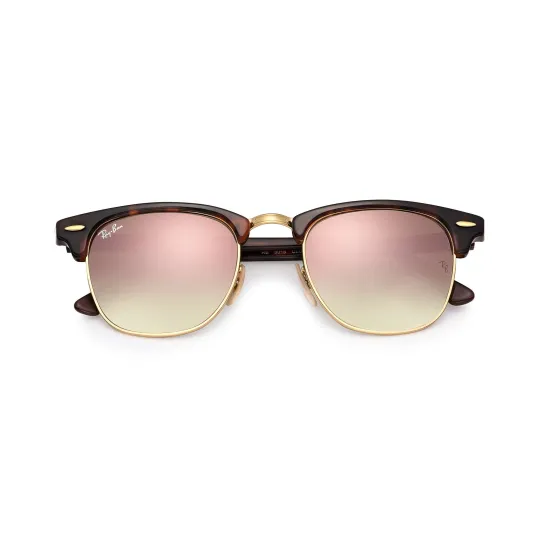 Anteojos de Sol Ray Ban Clubmaster 3016 990/70 49 espejado rosa