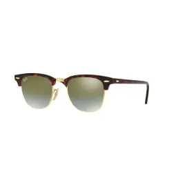 Anteojos de Sol Ray Ban Clubmaster 3016 990/9J Semi espejado Dorado