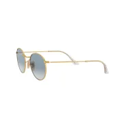 Anteojos de Sol Ray Ban Round 3447 001/3f  Espejado azul 50