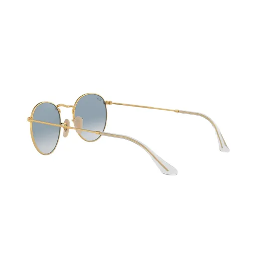 Anteojos de Sol Ray Ban Round 3447 001/3f  Espejado azul 50