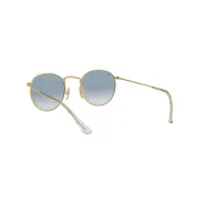 Anteojos de Sol Ray Ban Round 3447 001/3f  Espejado azul 50