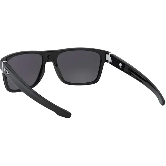 Ver Anteojos de Sol Oakley crossrange 9361 2 Negro Brillo Semi espejado platado 