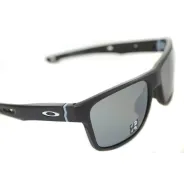 Ver Anteojos de Sol Oakley crossrange 9361 2 Negro Brillo Semi espejado platado 