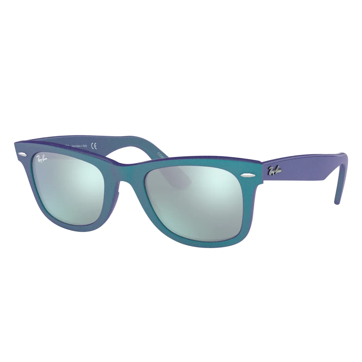 Anteojos de Sol Ray Ban Wayfarer 2140 611330 Azul Espejado