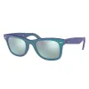 Anteojos de Sol Ray Ban Wayfarer 2140 611330 Azul Espejado