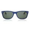Anteojos de Sol Ray Ban New Wayfarer 2132 Azul tela 6239 55