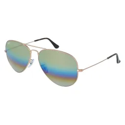 Comprar Anteojos Ray Ban Aviador 3025 58 9020C4 espejado amarillo azul