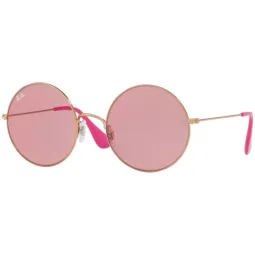 Anteojos de Sol Ray Ban 3592 9035F6 55 Redondo Espejado Rosa
