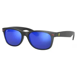 Anteojos de Sol Ray Ban Ferrari 2132 m F60268 55 Espejado Azul