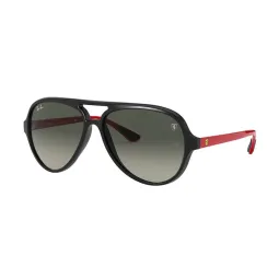 Anteojos de Sol Ray Ban Ferrari 4125 f64471 57 Negro Rojo