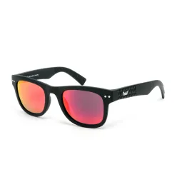 Lentes de Sol Vulk NYC Negro Espejado Rojo