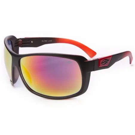 Lentes de Sol Mormaii The Wall Negro espejado Rojo