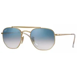 Anteojos Ray Ban 3648 001 3F 54 The Marshal Espejado Azul
