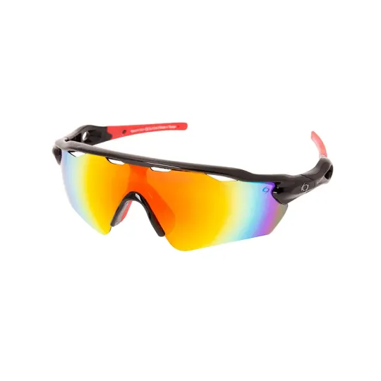 Anteojos de sol deportivo Optitech 295 Candelaria 3 Espejado Rojo
