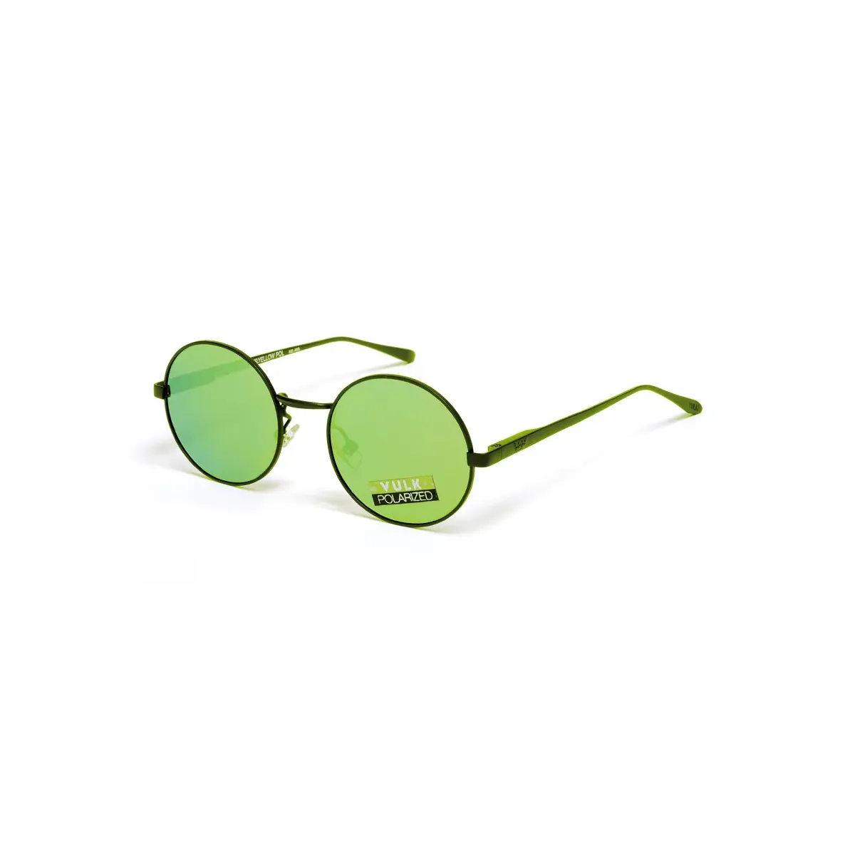 Lentes de Sol Vulk Zub Espejado Verde/amarillo Polarizado
