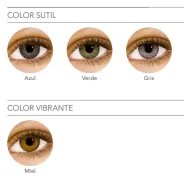 Lentes de contacto air optix colors con Graduacion