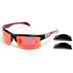 Anteojo de sol Deportivo Rusty dam rojo