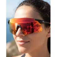 Lentes de Sol Rusty Pass mblk revo red Espejado Rojo