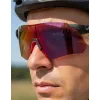 Lentes de Sol Rusty Pass mblk revo red Espejado Rojo