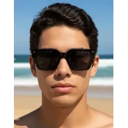 Lentes anteojos de Sol Mormaii 178 Negro Brillo a0201
