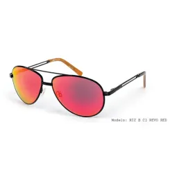 Lentes de Sol Rusty Riz Espejado Rojo