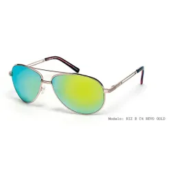 Lentes de Sol Rusty Riz Espejado Amarillo